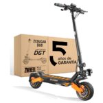 Zwheel ZCougar Duo - Patinete eléctrico, 2000 W, 25 km/h, 70 km, Negro