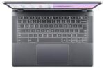 Acer Chromebook Plus 514 CB514-3HR5JQ - Portátil, 14", Ryzen 5 7520C, 8 GB RAM, 256 GB SSD, Gris - Imagen 4
