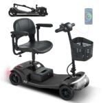 Sweetrich Scooter de movilidad-S2 Negro - Scooter eléctrico para adultos