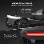 Sweetrich Scooter de movilidad-S2 Negro - Scooter eléctrico para adultos - Imagen 10