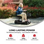 Sweetrich Scooter de movilidad-S2 Negro - Scooter eléctrico para adultos - Imagen 11
