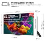 LG 75QNED86B6B - TV QNED Mini LED 75", 4K, Negro - Imagen 4