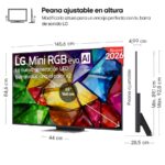 LG 65MRGB87B6B - TV RGB Mini LED 65", 4K, Negro - Imagen 4