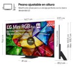 LG 75MRGB87B6B - TV RGB Mini LED 75", 4K, Negro - Imagen 4