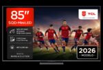 TCL 85C8L - TV SQD-Mini LED 85", 4K, Negro